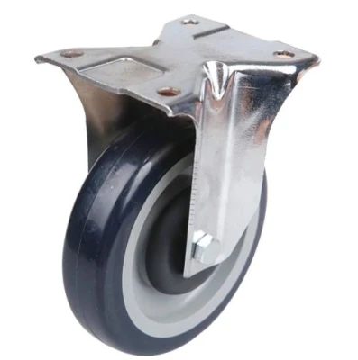 China OEM Factory 100mm Industry Castor Swivel Top Plate Caster Nylon Wheel