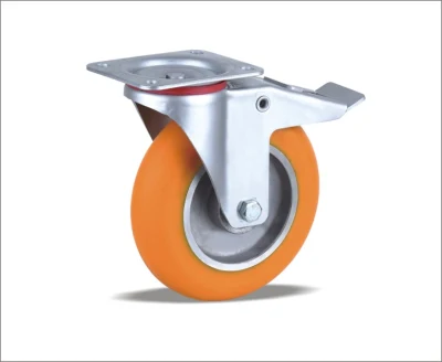 China New Design Popular PVC Threaded Stem Caster