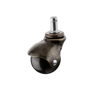 Benyu 2&quot; 1.5&quot; Gray Black Ball Caster with 40mm 50mm Rubber Plastic for Furniture