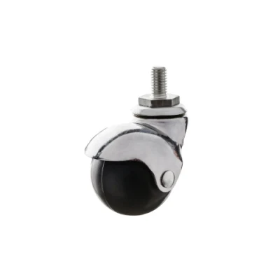 Benyu 2&quot; 1.5&quot; Gray Black Ball Caster with 40mm 50mm Rubber Plastic for Furniture