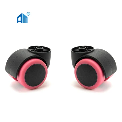 PVC Rubber Nylon Material Caster Wheels with Brake Caster Wheels for Furniture