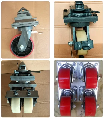 Easy Lock 3 Ton 5 Ton ISO Shipping Container Caster Wheel