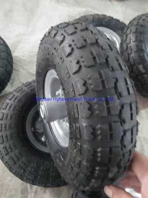 10X3.50-4 Rubber Wheel Swivel Caster and Rigid Caster
