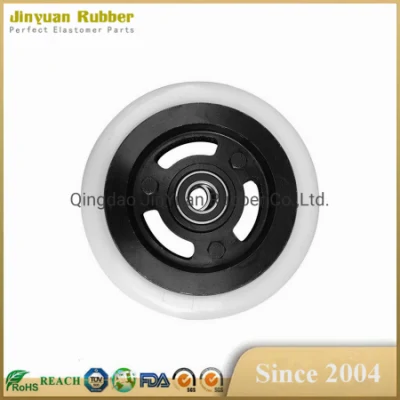 Solid Rubber Industrial Caster Roller Wheel with China Factory Price