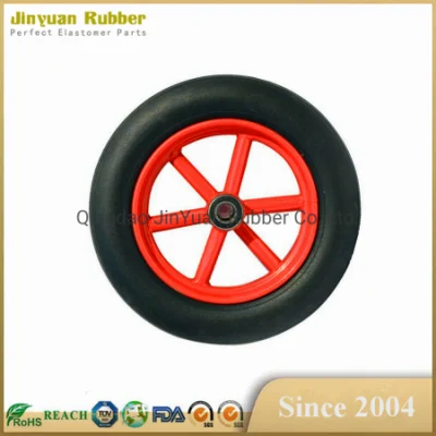 Solid Rubber Industrial Caster Roller Wheel with China Factory Price