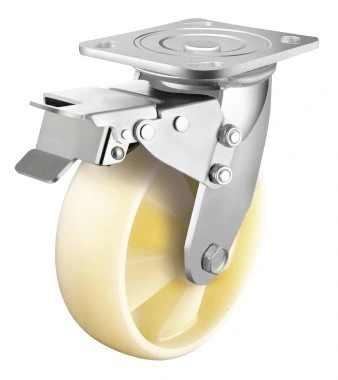 High Quality Industrial Casters Trolley Wheels for Furniture Swivel Brake or No Brake PVC Castor Wheel