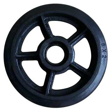 High Quality Medium Heavy Duty Swivel Rigid Rubber Caster Wheel