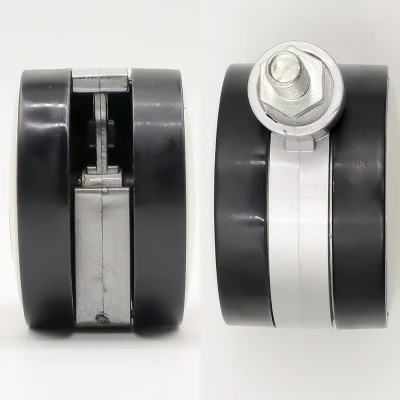 PU Medical Caster Wheels Double Lock Hospital Equipment Plate Medical Caster Wheels Twin Wheel Castors