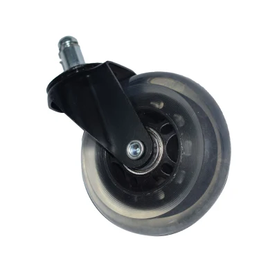 Medical Equipment Medium Caster Furniture 75mm Black Electrophoresis Stand Wheels