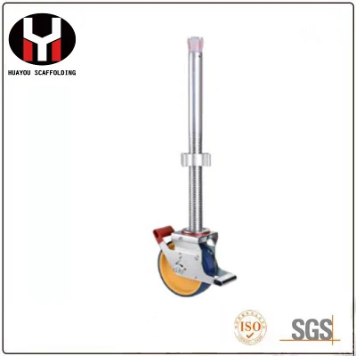 Heavy Duty Swivel Caster with Polyolefin Wheel (with side brake)