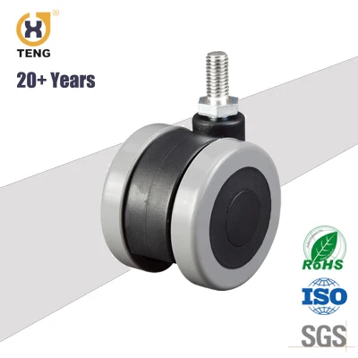 High Quality 50mm PU Furniture Caster Wheel Top Plate Swivel Chair Wheel