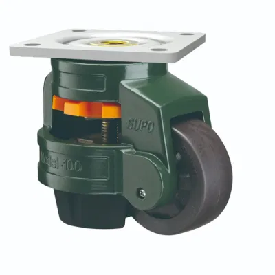 Easy Moving Save Energy Industrial Leveling Castor Caster Wheel with Noise Reduction