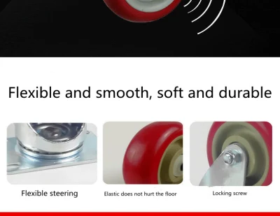 Custom Wholesale 2.5 3 4 5inch Rubber Casters Wheels Furniture Heavy Duty Casters Swivel Wheel Caster with Brake Industrial Rotating Wheel Castor for Trolley