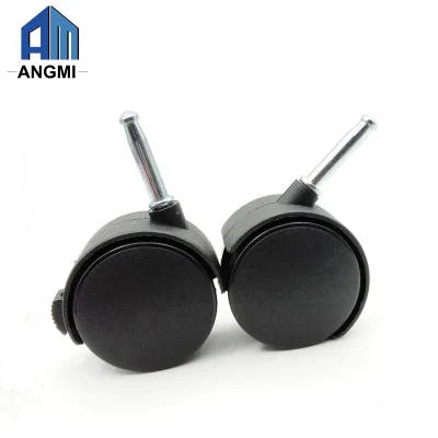 Small PU Furniture Caster Wheels Spinning Rubber Caster Wheels with Brake