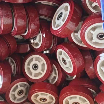 Heavy Duty Polyurethane Swivel Industrial Rubber Caster Trolley Cart Wheels