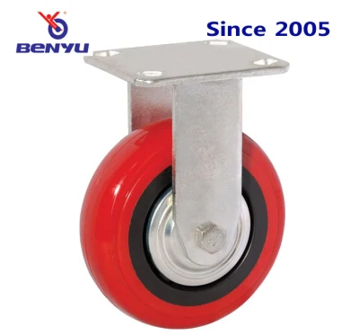Heavy-Duty Swivel Arcuate PU Caster