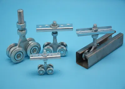 2 Inch Cast Iron Small Pulley Wheel Heavy Duty Door V Groove Caster Track Wheels