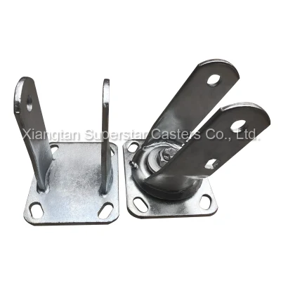 4 5 6 8 Inch High Strength Black Rubber Cast Iron Core Trolley Wheel