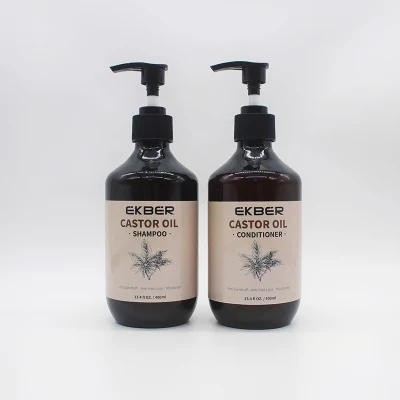 Sulfate Free Custom Castor Oil Organic Dry Curly Hair Care Set