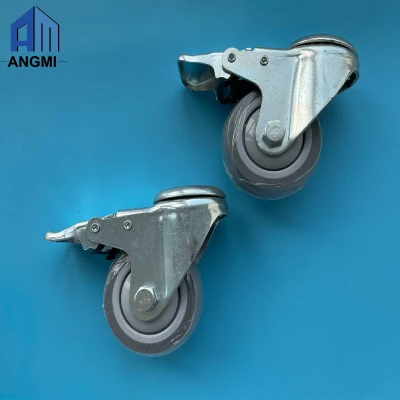 Industrial Medical Workbench Casters Wheels Threaded Stem Industrial Heavy Duty Swivel Caster Wheels