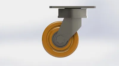 China Supplier 1.5 2 Inch Stainless Light Duty Green Color Mini Swivel Caster Wheels with Brake