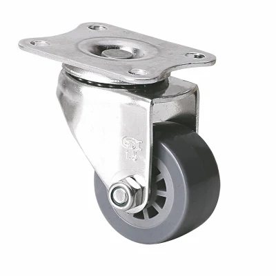 Heavy Duty 200kg 1.5 Inch 40mm 360 Rotatable Screw Swivel Castor Wheels Trolley Rubber Protective Furniture Caster