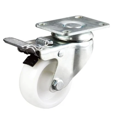 3inch Industry Swivel Top Plate Caster Polyurethane Wheels with Lock