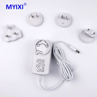 5V 12V 24V 48V 500AMP 1A 2A 4A Interchangeable Power Adapter Factory Pirce Free Sample Power Adaptor Factory Manufacture Directly Supply 13 Years Factory