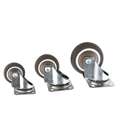 Winstar 1/1.25/1.5/2 Inch Heavy Industrial High Quality Rotate Trolley Wheel Caster with Brake