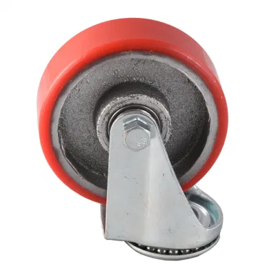 M16 Medium Duty Type Fixed/Swivel/Brake/Threaded Stem/Bolt Hole Cast Iron Wheel Caster