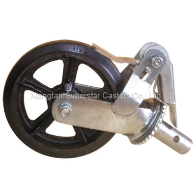 Plastic Toy Trolley Threaded Stem Ball Bearing Caster Wheel