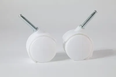 2/2.5/3 Inch Threaded Stem Casters with Side Brake Swivel Casters Wheels for Office Chair