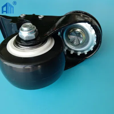 Furniture Caster with Lock 2 Inch Universal Swivel PU/PVC/Rubber Caster Wheel