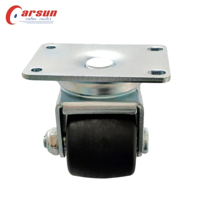 Manufacturer Direct Selling Caster 1.5/2/2.5/3 Inch Heavy Duty Castors Nylon PU Caster Wheel Low Gravity Casters