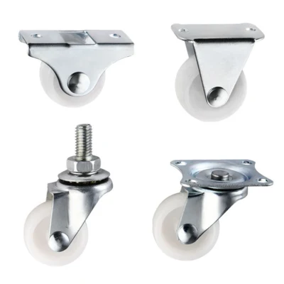 Light Duty Furniture Caster Double Ball Bearing Universal Wheel Small Mini Castor Furniture Casters and Wheels