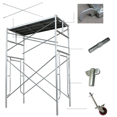 Movable Frame Scaffolding Set with Caster Wheel