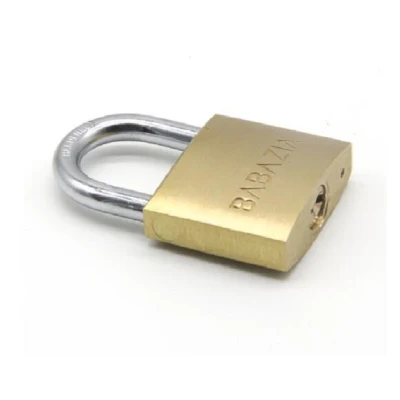 Top Security Pad Lock Industrial Custom Logo Steel Shackle Brass Padlock Keyed Alike Small Mini Copper Brass Padlock