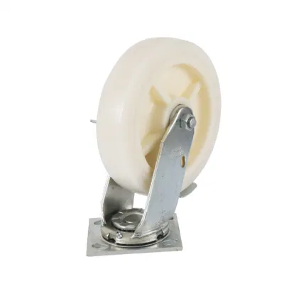 150mm Heavy Duty Rotating Swivel / Rigid Nylon Wheel Caster