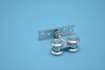 2 Inch Cast Iron Small Pulley Wheel Heavy Duty 4&quot; Barn Door V Groove Caster Track Wheels