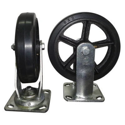 Solid Caster Wheel with Roller Bearing for Material Handling