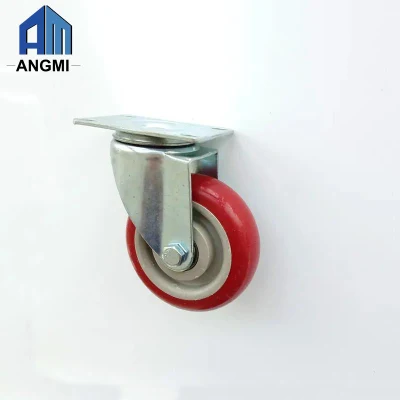 1/3 Inch Static Trolley Rubber Oil Proof Caster Wheel Industrial Swivel Brake Casters Wheels