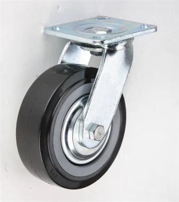 Office Chair Wheels 2.5 Inch 3 Inch Rubber Replacement Casters Safe for All Floors Brake Black Color