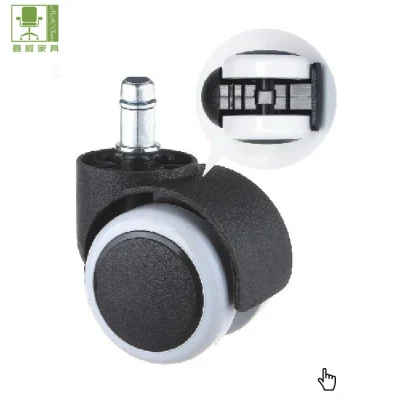 Heavy Duty Adjustable Office Chair Locking Casters Wheels for Furniture