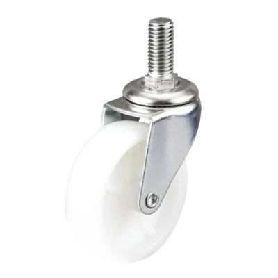 Factory Furniture 1.5/2/5.5/3 Inch Swivel Thread Stem PU Caster Wheel