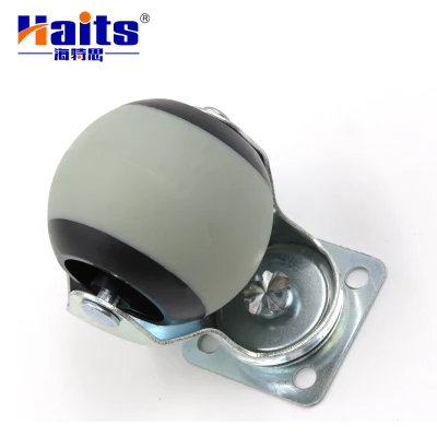 Chinese Manufacturer 1.5 / 2 Inch Small Swivel TPR Ball Caster Chair Office Furniture Wheel