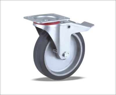 100 150 Swivel Medical Caster Industrial Wheel with TPE-Ttyre Thermoplastic Elastomer