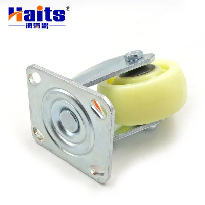 Industrial Caster Swivel Plate Universal Double Brake Flat Caster Heavy Duty Caster Wheel