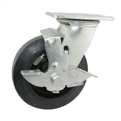 Kex5-H15 Movale Scaffolding Series Black Rubber Caster Wheel for Movale Scaffolding