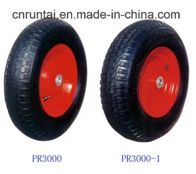 Pneumatic high Quality 16 Inches (16&quot;X4.00-8) Rubber Wheel (PR3000)