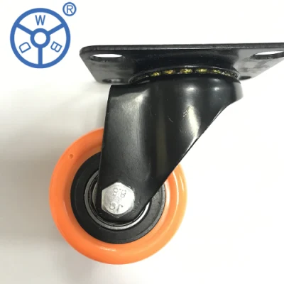 Rotating Castors Brake Mini Light Duti Caster Wheel Bolt Hole 2 Inch 3 Inch Metal Castor Swivel PVC Material